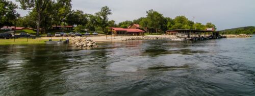 Stetsons fishing resort on the banks of White river